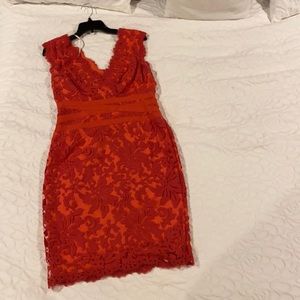 Salmon dress size 12p. Worn once.